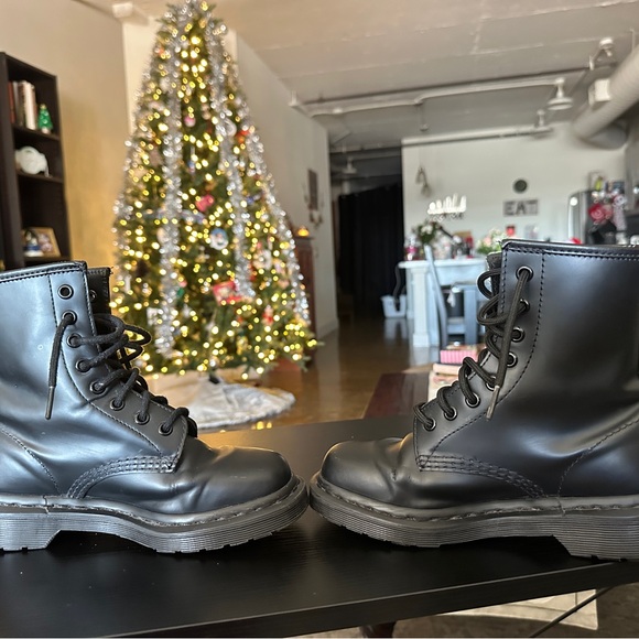 Dr. Martens Black Leather Boots - Picture 5 of 11